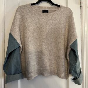 Color block sweater